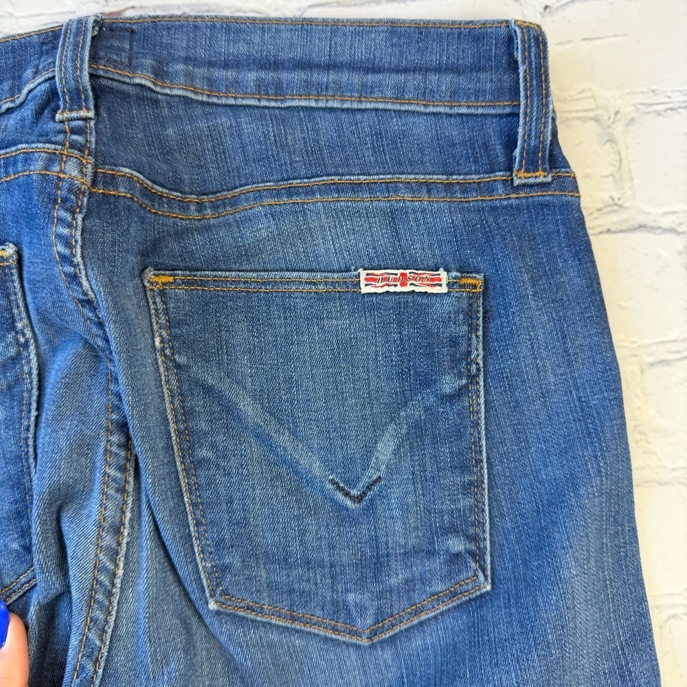 Hudson Jeans Dark Blue Tilda Mid Rise Cigarette Jeans size 26 - Picture 9 of 12